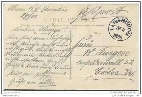 Ham - Evasion de Napoleon III - signiert L. Leudot - Feldpost