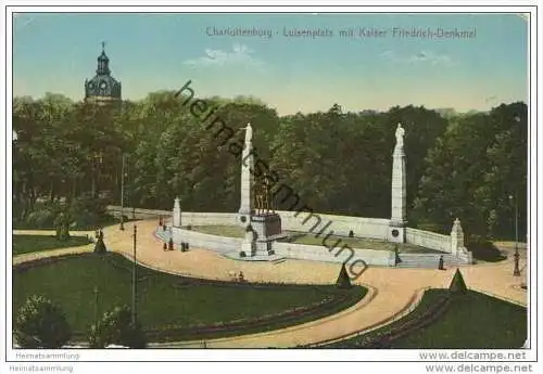 Berlin-Charlottenburg - Luisenplatz - Kaiser-Friedrich-Denkmal