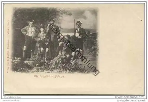 Die Kaiserlichen Prinzen 1897