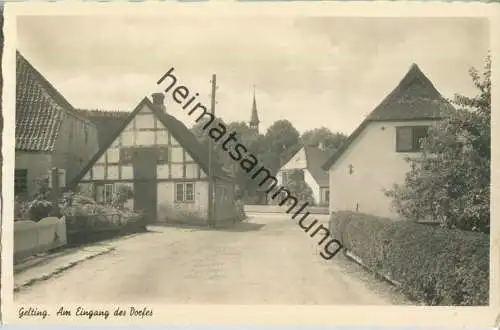 Gelting - Dorfstraße - Foto-Ansichtskarte - Verlag Foto-Remmer Langballig - Serie Das schöne Angeln