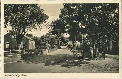 Groß-Quern - Dorfstraße - Foto-Ansichtskarte - Verlag Foto-Remmer Langballig - Serie Das schöne Angeln