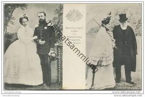Grossherzogin Luise und Grossherzog Friedrich von Baden