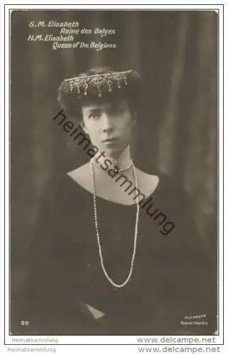 Belgien - S. M. Elisabeth Reine des Belges