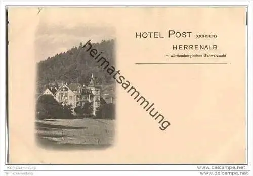 Herrenalb - Ochsen - Hotel Post