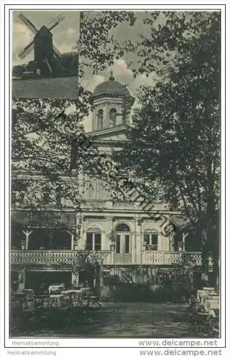 Berlin - Nieder-Schönhausen - Cafe und Restaurant Sanssouci Inhaber Albert Tunsch - Bahnhofsbriefkastenstempel