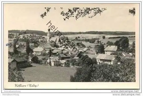 Kößlarn - Panorama - Foto-AK 50er Jahre