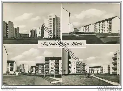 Raunheim - Foto-AK Grossformat 60er Jahre