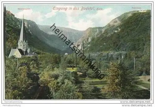 Bodetal -Eingang