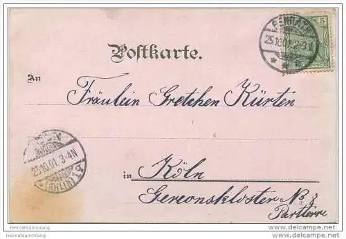 Gruss aus Cöln - Kaiser Wilhelm Ring - Denkmal - Dom