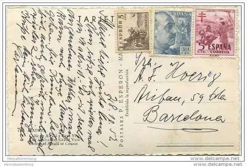 Madrid - Calle de Altalá y Gran Via