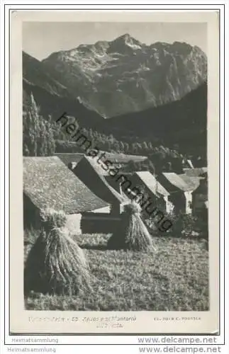 Valle de Aran - Arties y el Montartú - Foto-AK 50er Jahre