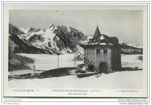 Valle de Aran - Puerto de la Bonaigua - Pico Montaneta - Foto-AK ca. 1950