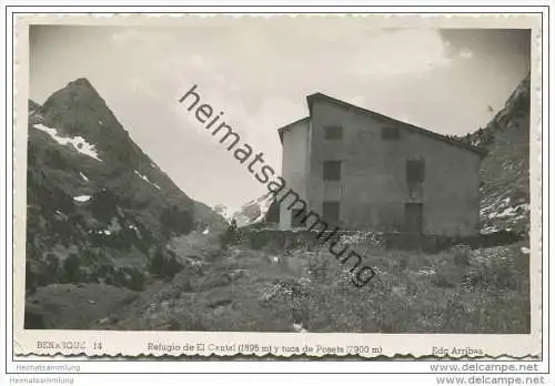Benasque - Refugoi de El Cantal y tuca de Posets - Foto-AK