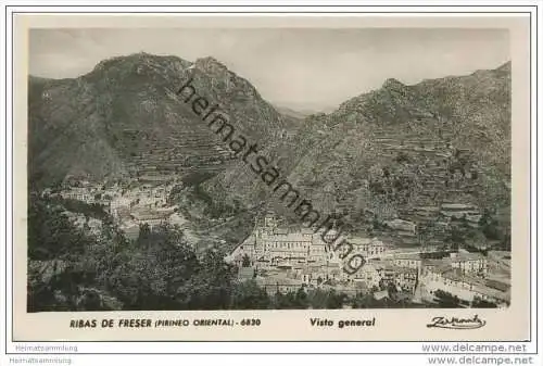 Ribas de Freser - Pirineo Oriental - Vista general - Foto-AK ca. 1950