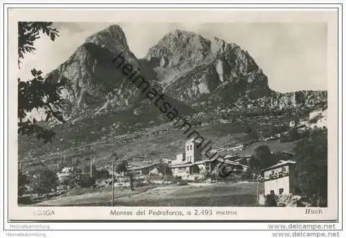 Berga - Montes del Pedraforca - Foto-AK ca. 1950