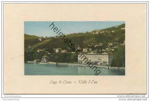 Lago di Como - Villa d' Este 1909