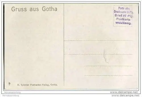 Gotha - Gothaisches Tageblatt - kleines Leporello mit zehn Abbildungen