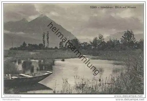 Interlaken - Blick auf Niesen 1909