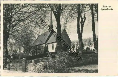 Norderbrarup - Kirche - Foto-Ansichtskarte - Verlag Foto-Remmer Langballig - Serie Das schöne Angeln