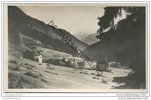 Trafoi con la Palla Blanca - Foto-AK 20er Jahre