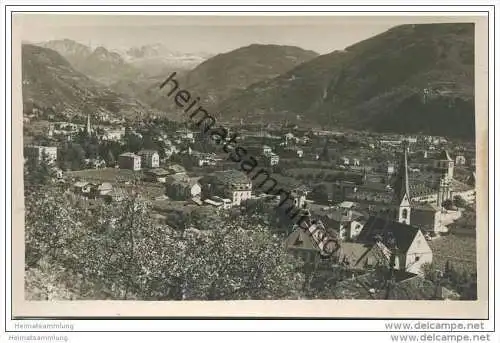 Bolzano - Gries con Catinacci - Foto-AK 20er Jahre