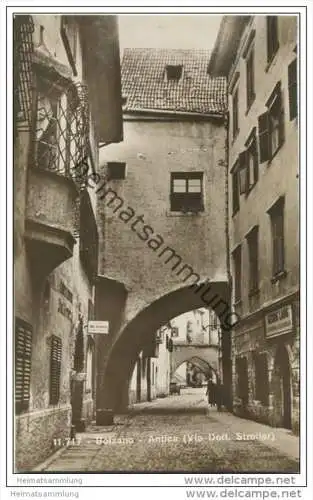 Bolzano - Via Dott. Streiter - Foto-AK 20er Jahre