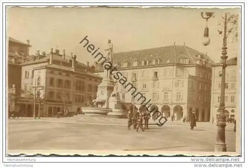 Bozen - Walterplatz - Foto-AK 20er Jahre