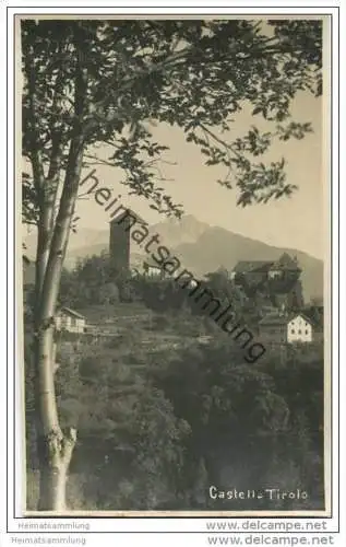 Castello Tirolo - Foto-AK 20er Jahre