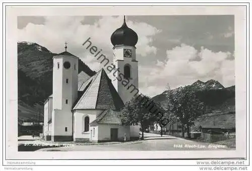 St. Anton - Kirche - Foto-AK