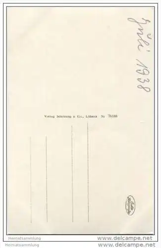 Mittenwald - Parrkirche und Goethehaus - Foto-AK 30er Jahre