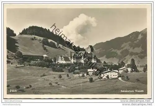 Wasach bei Oberstdorf - Sanatorium Wasach - Foto-AK