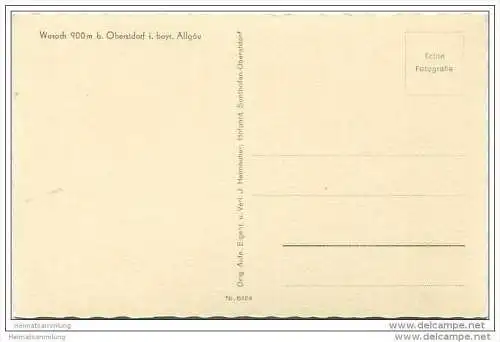 Wasach bei Oberstdorf - Sanatorium Wasach - Foto-AK
