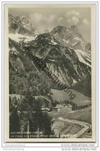 Bad Hopfreben am Fusse der Künzelspitze - Foto-AK 20er Jahre