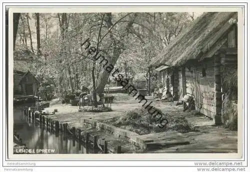 Lehde im Spreewald - Foto-AK