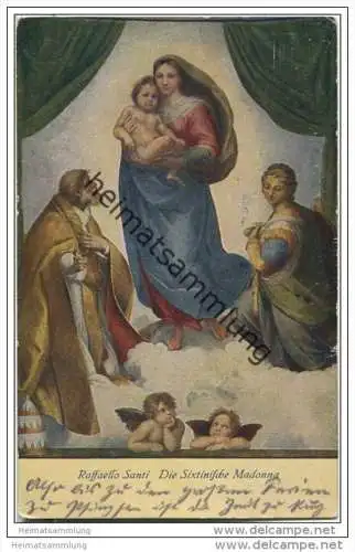 Raffaello Santi - Die Sixtinische Madonna - Amtliche Ausgabe der Generaldirektion der königlichen Sammlungen zu Dresden
