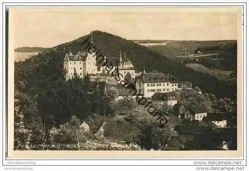 Burg Lauenstein - Fränkisch-Thüringische Grenzwarte - Fotokarte