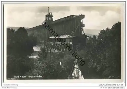 Bad Kösen - Gradierwerk - Foto-AK 30er Jahre