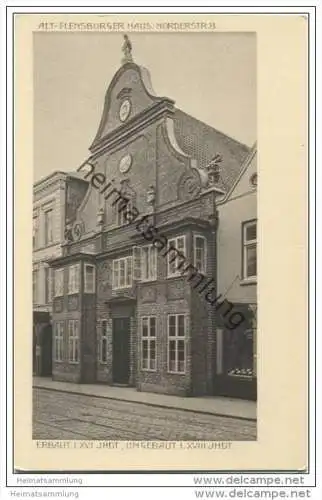Flensburg - altes Flensburger Haus aus dem 16. Jahrhundert