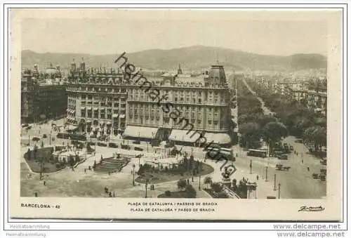 Barcelona - Placa de Catalunya i Passeio de Gracia