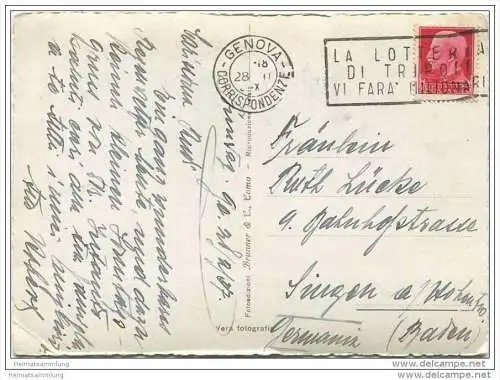 Genova - Via Fiume e Via Brigata Liguria - Foto-AK Grossformat