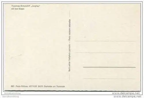 Thunersee - Motorschiff Jungfrau