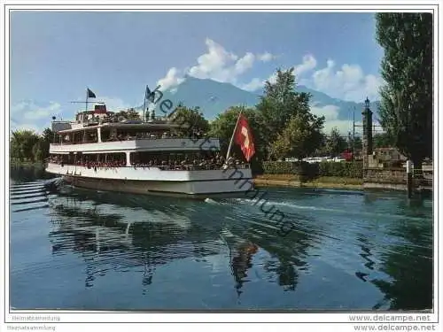 Thun - Passagierschiff - AK Grossformat