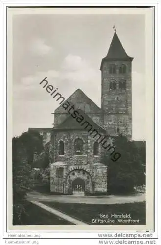 Bad Hersfeld - Stiftsruine - Westfront