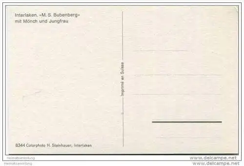 Interlaken - MS Bubenberg