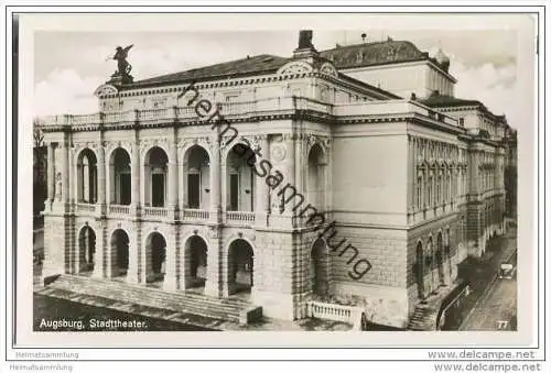 Augsburg - Stadttheater - Fotokarte