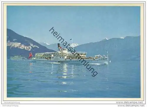 DS Blümlisalp auf dem Thunersee - Dampfschiff