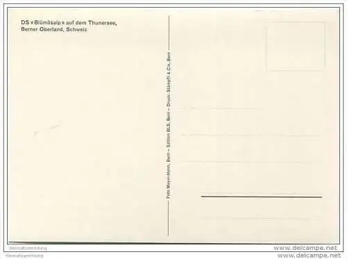 DS Blümlisalp auf dem Thunersee - Dampfschiff