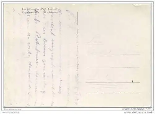 Cafe-Conditorei Th. Conrad - Engadinerstube - Foto-AK Grossformat