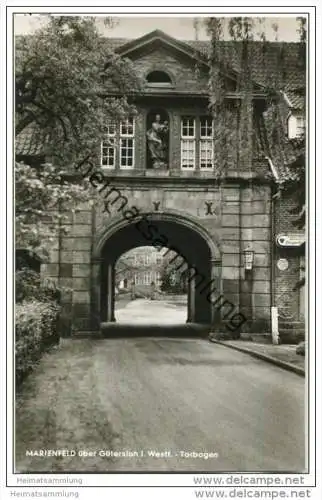 Harsewinkel - Marienfeld - Torbogen - Foto-AK