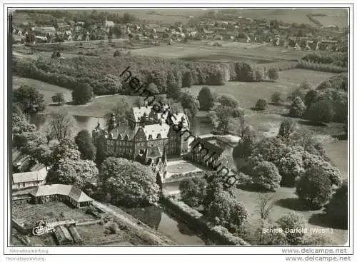Schloss Darfeld - Fotokarte - Luftaufnahme